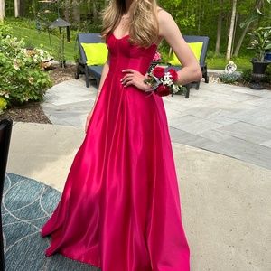 Blondie Nites Hot Pink prom dress